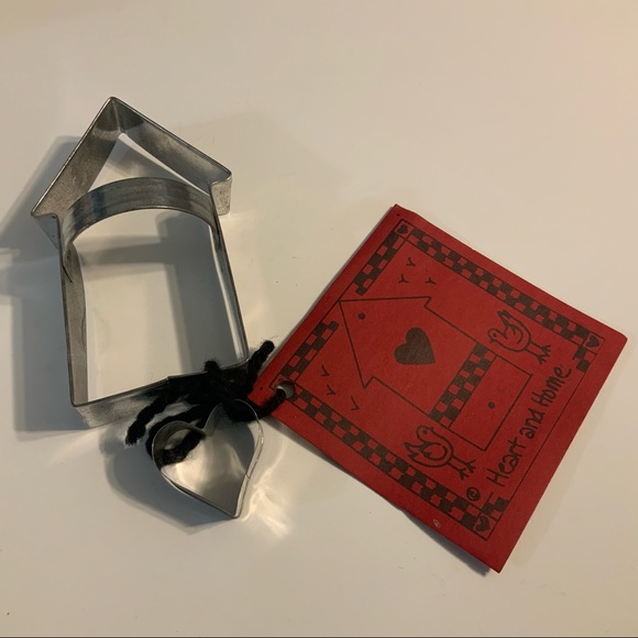 Ann Clark Heart & Home Tin Cookie Cutters w Recipe Card new - Picture 4 of 4